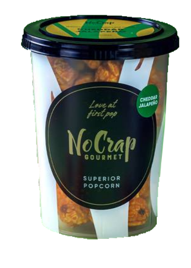NoCrap Popcorn Cheddar Jalapeño 40g