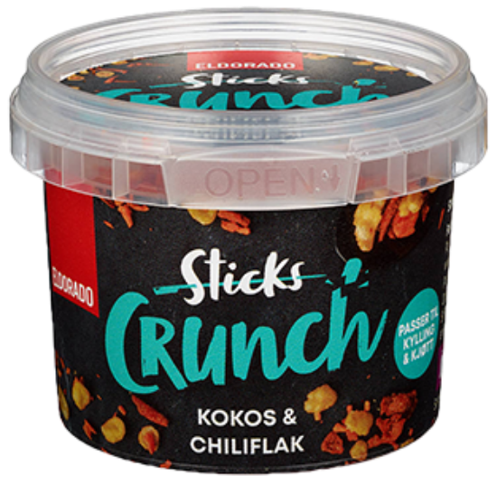 Sticks Crunch Kokos & Chiliflak 30g