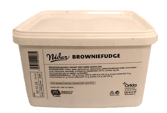 Nidar Browniefudge 2,1kg