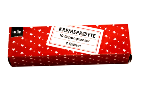Unik Kremsprøyte 10 Engangsposer
