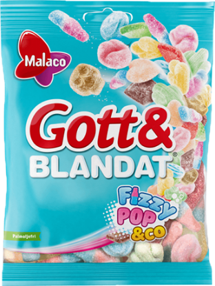 Godt&Blandet Fizzy Pop 170g
