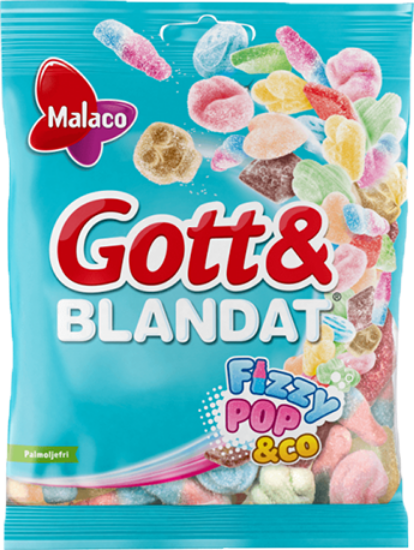 Godt&Blandet Fizzy Pop 170g