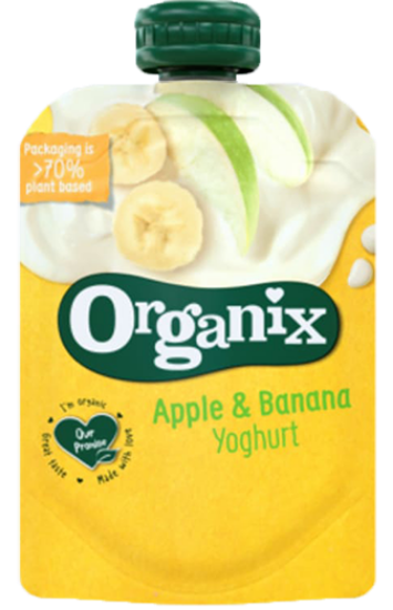 Eple & Banan Yoghurt 100g Organix