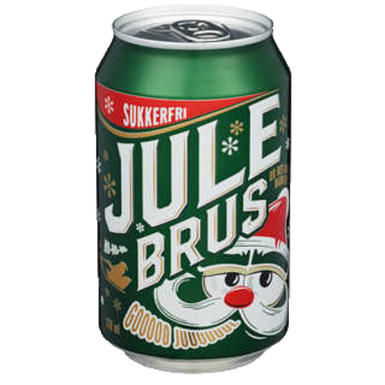 Julebrus Sukkerfri 0,33l