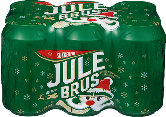 Julebrus Sukkerfri 6x0,33L