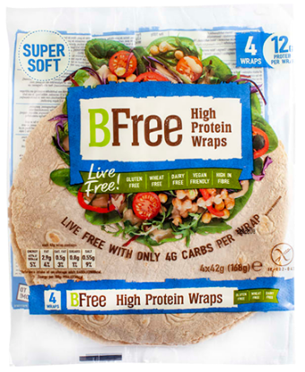 BFree High Protein Wrap 168g