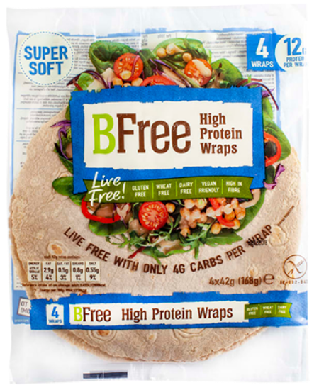 BFree High Protein Wrap 168g