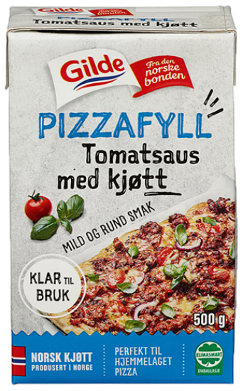 Gilde Pizzafyll Tomatsaus m/ Kjøtt 500g