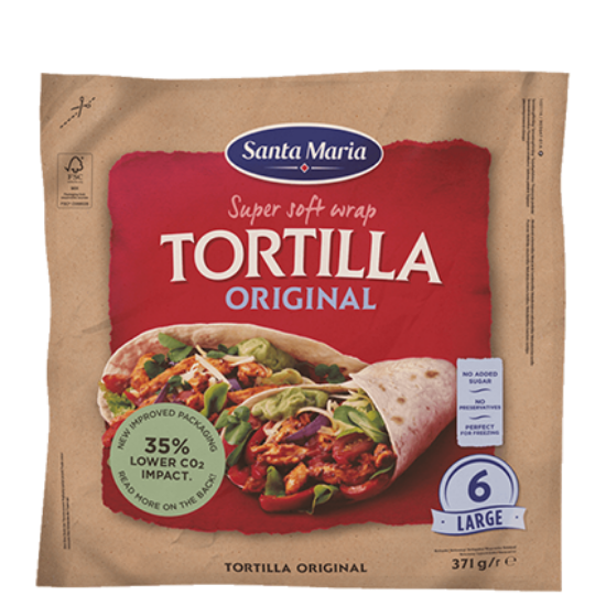 Santa Maria Tortilla Large 371g