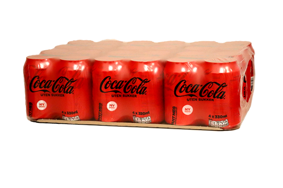 Coca-Cola U/Sukker 24x0,33l