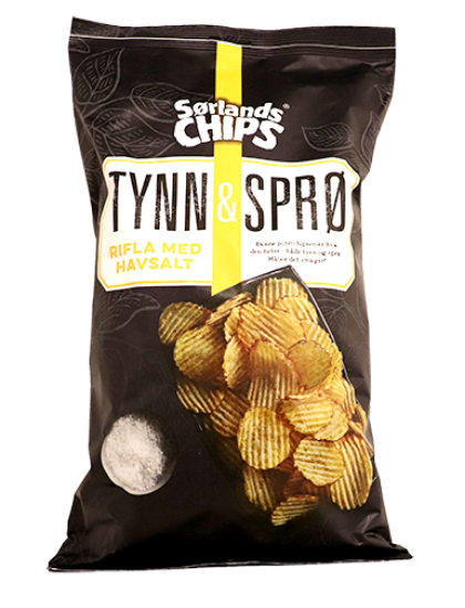 Tynn & Sprø Rifla m/Havsalt 300g