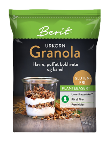 Granola Havre/Puffet Hvete & Kanel 350g