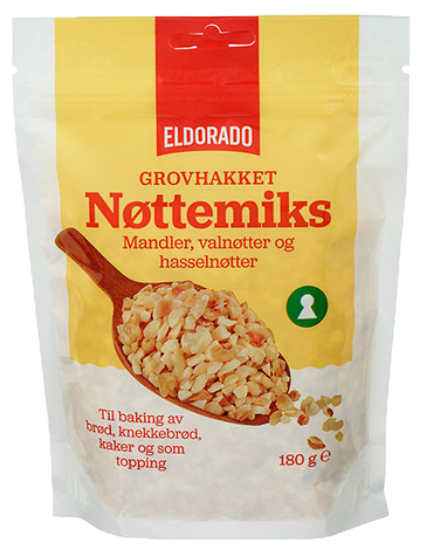 Grovhakket Nøttemix 180g