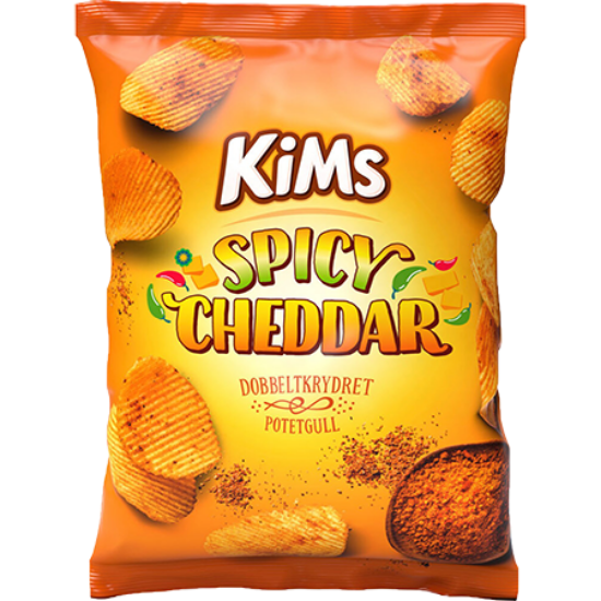 Kims Spicy Cheddar 200g