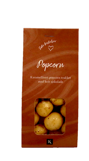 Popcorn Med Hvit Sjokolade 115g