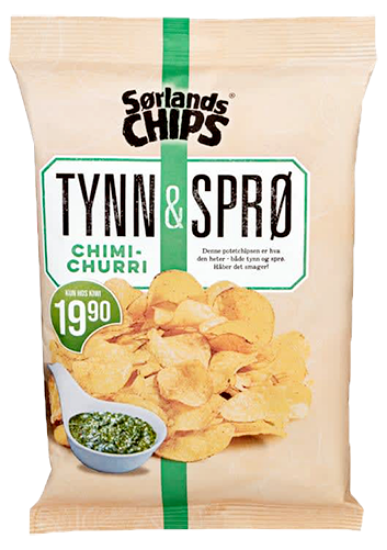 Sørlandschips Tynn & Sprø Chimichurri 150g