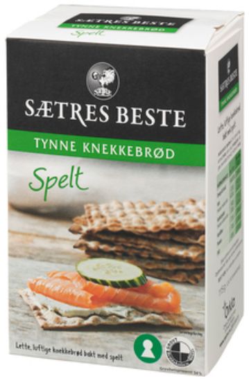 Sætres Beste Knekkebrød M/Spelt