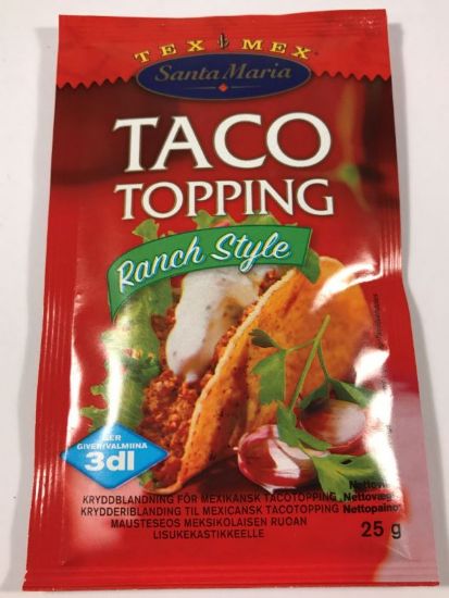 Taco Topping Ranch style
