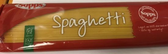 Spaghetti Sopps 550g