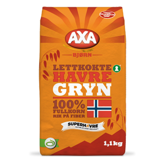 Axa Lettkokte Havregryn 1,1kg
