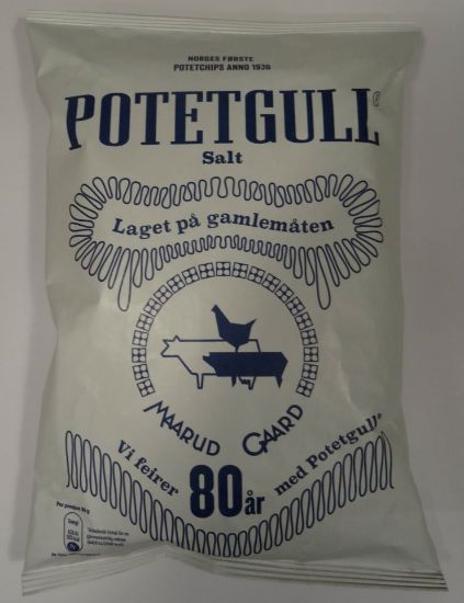 Maarud Potetgull Salt - Jubileumspose 180g