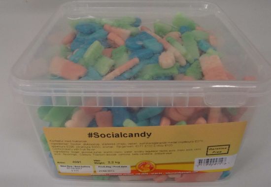 Smågodt Socialcandy 2 kg