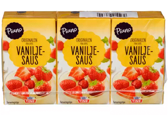 Piano Vaniljesaus 3pk