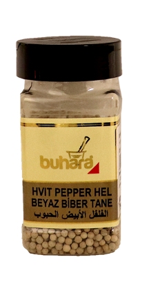 Hvit Pepper Hel 150g Boks