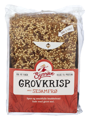 Grovkrisp Med Sesamfrø 170g
