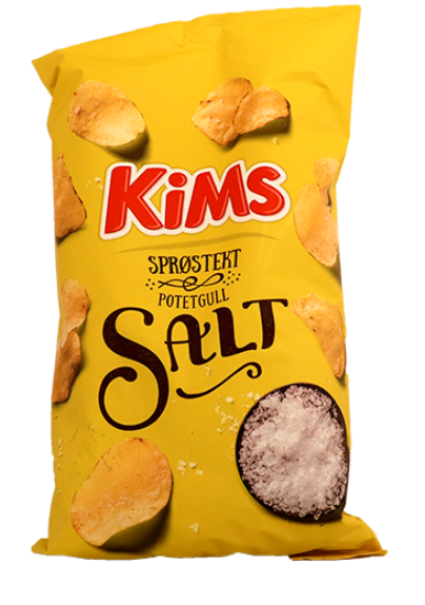 Kims Salt Potetgull 250g