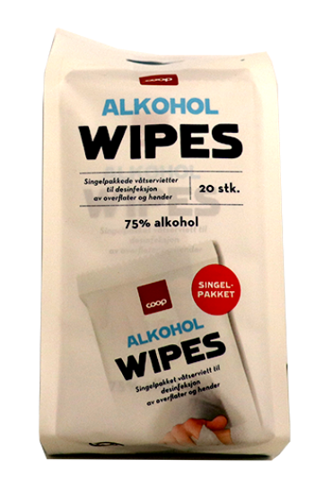 Alkohol Wipes 20stk