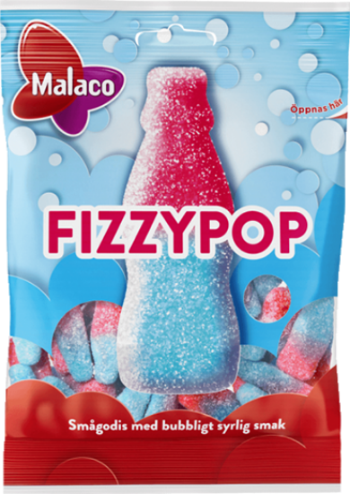 Malaco Fizzypop 80g