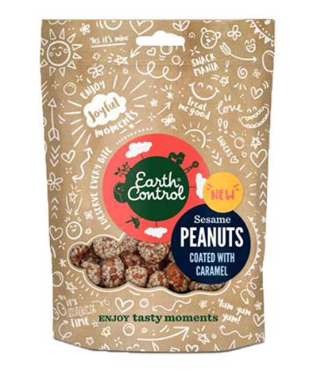 Earth Control Peanøtter Sesam 125g