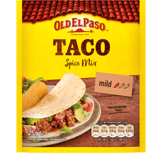 Bilde av Taco Spice Mix 25 g, Old El Paso