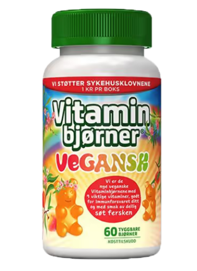 Vitaminbjørner Fersken 60stk
