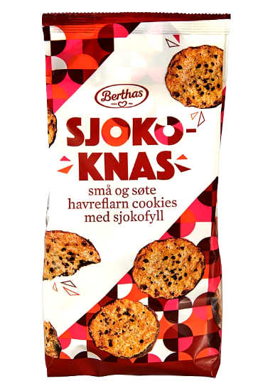 Berthas Sjokoknas 225g