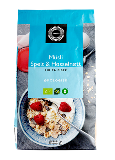 Müsli Spelt & Hasselnøtt 500g