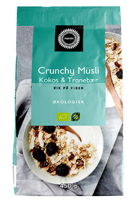 Crunchy Müsli Kokos & Tranebær 450g