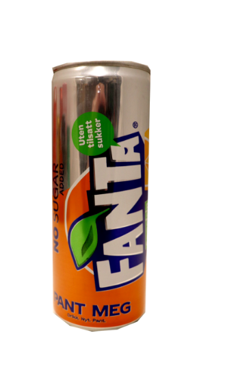 Fanta Appelsin Uten Tilsatt Sukker 250ml