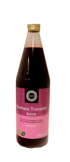 Rødbete & Tranebær Juice 750ml