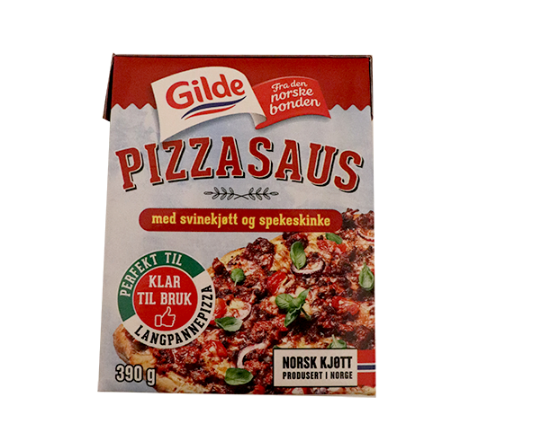 Pizzasaus 390g Gilde