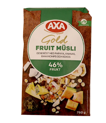 Axa Gold Frukt Müsli 750g