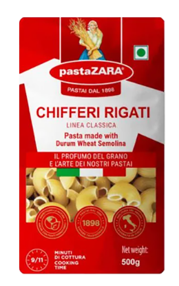 PastaZara Chifferi Rigati 500g