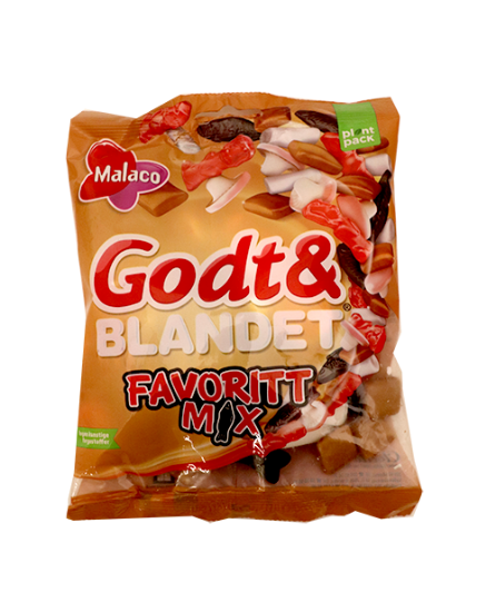 Godt & Blandet Favoritt Mix 170g