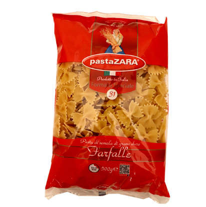 PastaZara Farfalle 500g