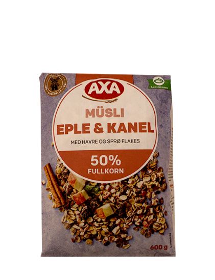 Axa Musli Eple & Kanel 600g