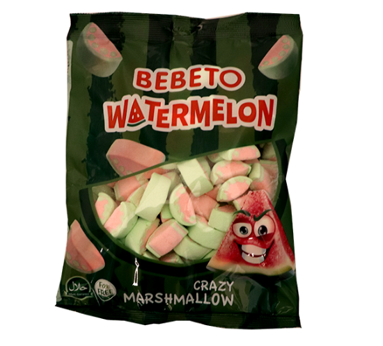 Bebeto Marshmallow Watermellon 275g