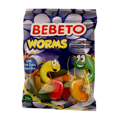 Bebeto Worms 80g