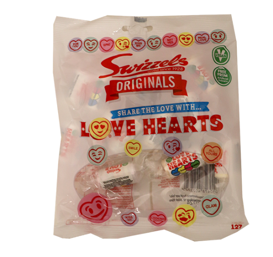 Love Hearts Bag 127g