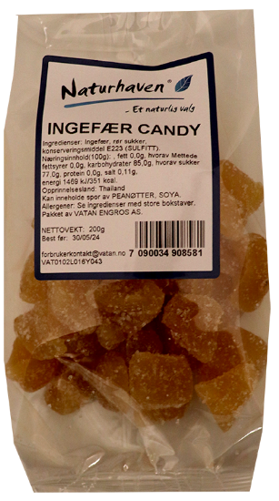 Naturhaven Ingefær Candy 200g